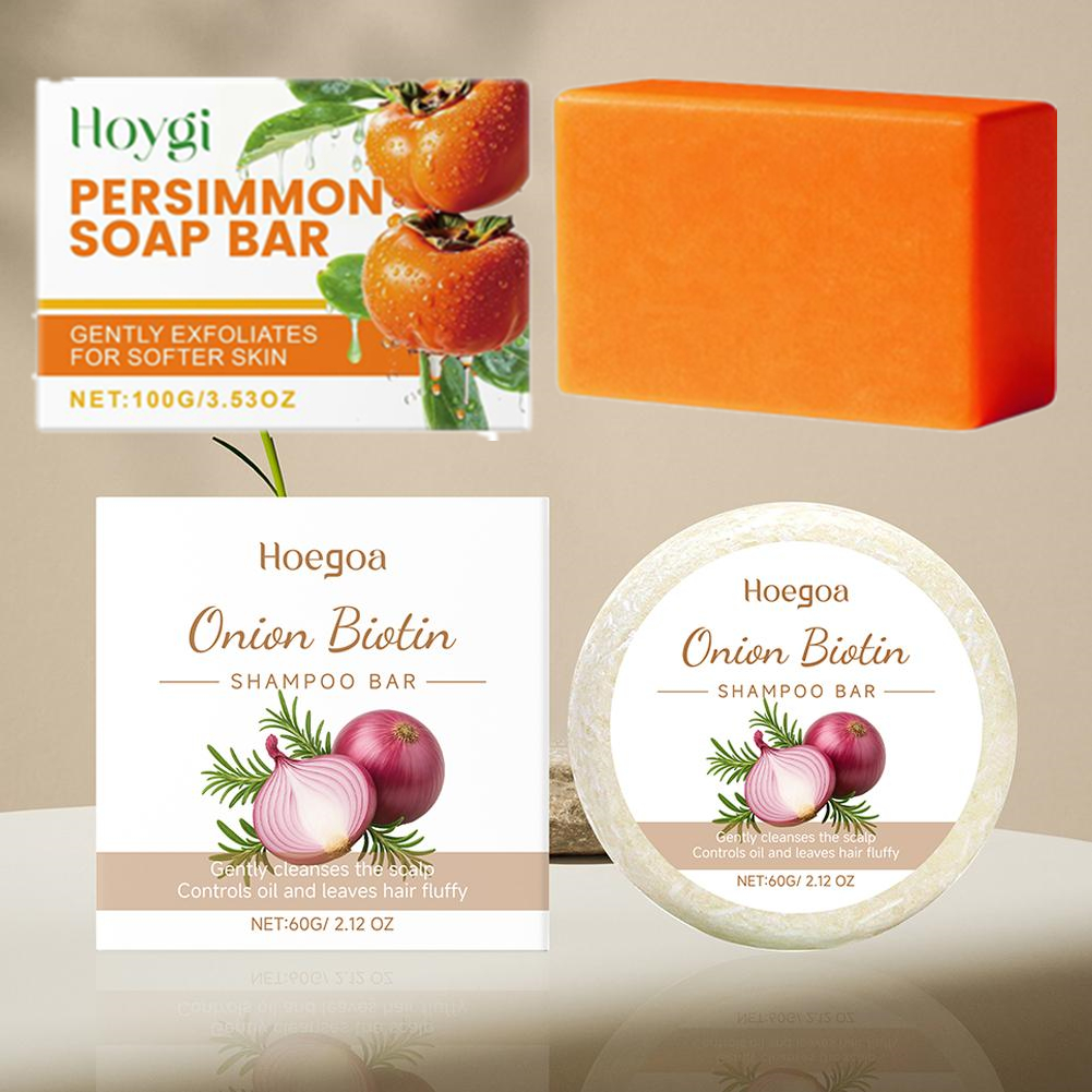 Bar Soap Shampoo Solid - Onion,persimmon Shampoo Bar Natural Hair Care