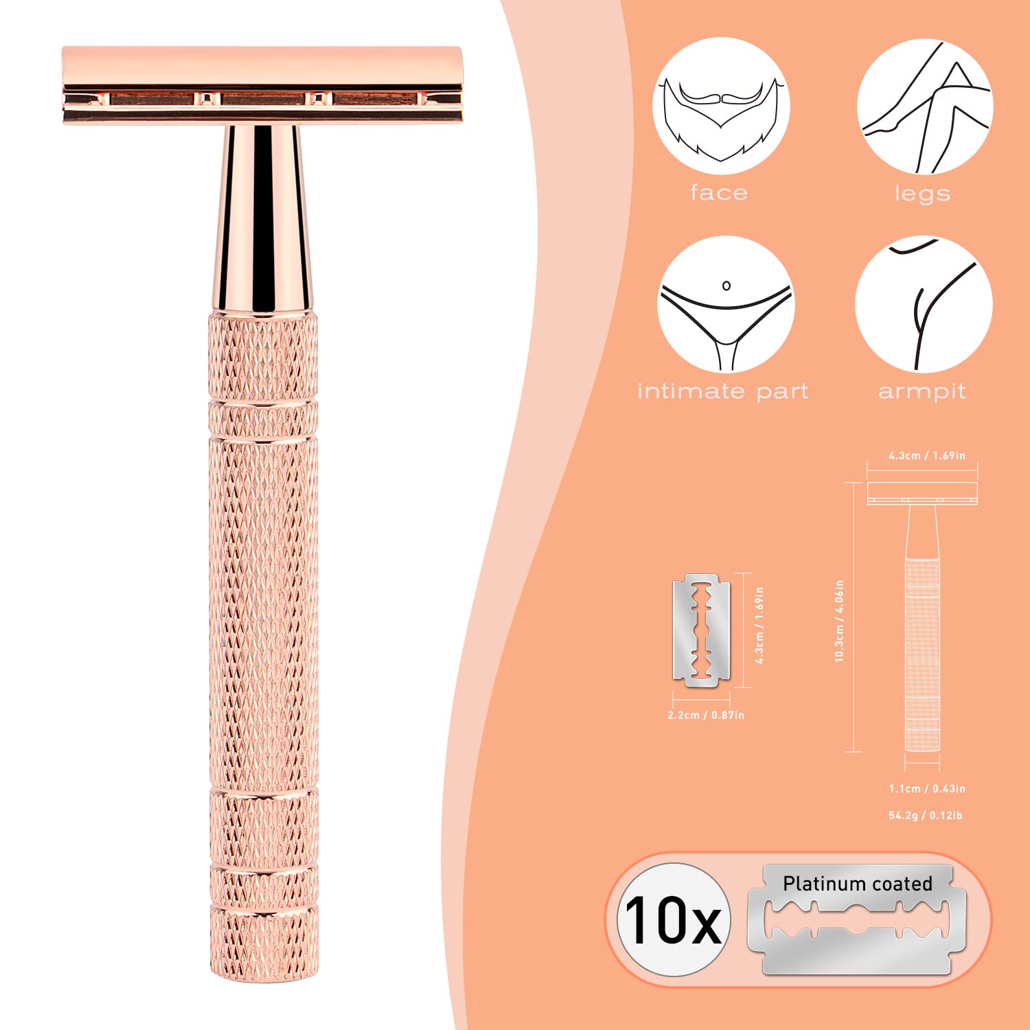 Reusable Double Edge Safety Ra – обзор и цена Safety Razor Handle