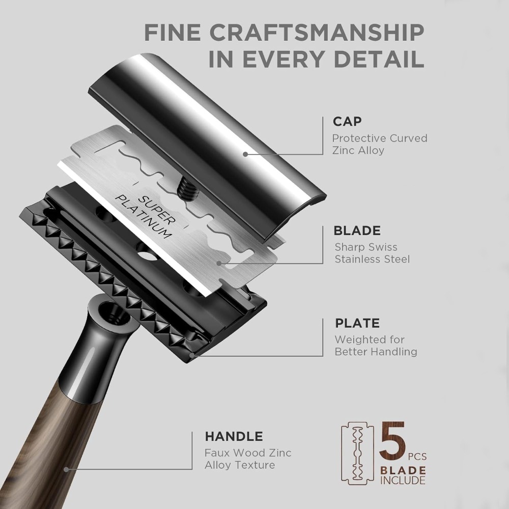 Professional Men's Double Edge – обзор и цена Safety Razor Handle