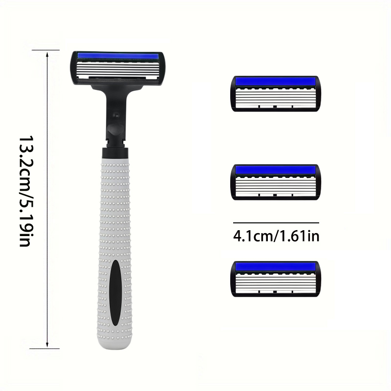 6-Layer Razor Head Manual Shav – обзор и цена Safety Razor Handle
