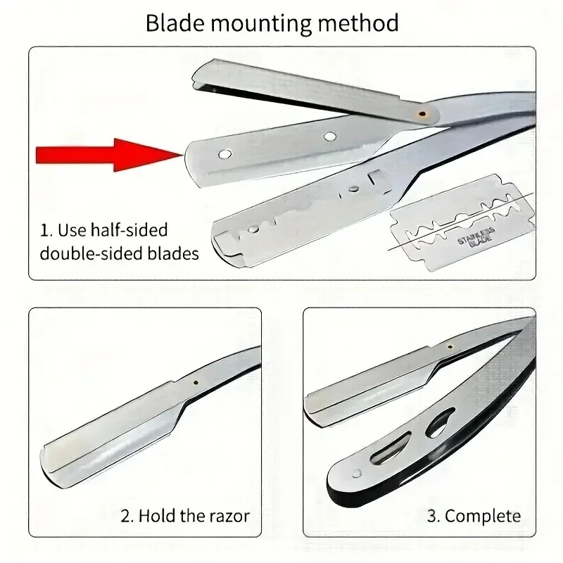 Hair Removal Knife Men Shaves  – обзор и цена Safety Razor Handle
