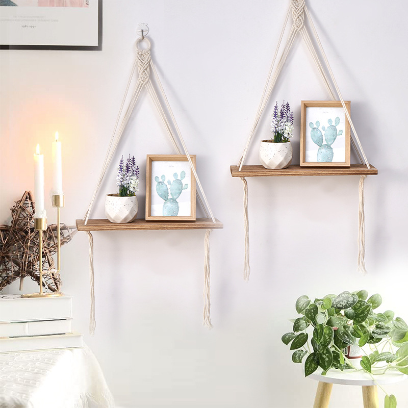 Boho Macrame Wall Shelf Handma – обзор и цена Sustainable Living Is