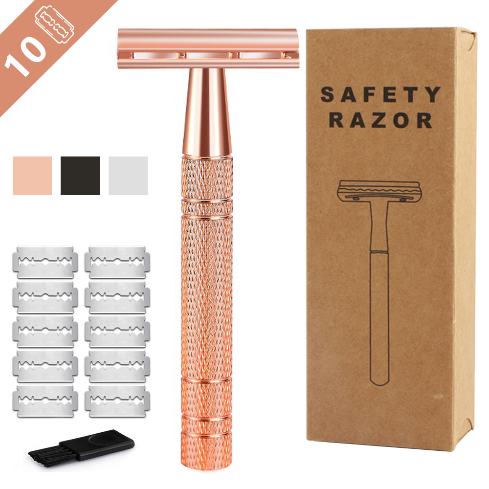 Rose Gold Razor,Classic Double – обзор и цена Safety Razor Handle