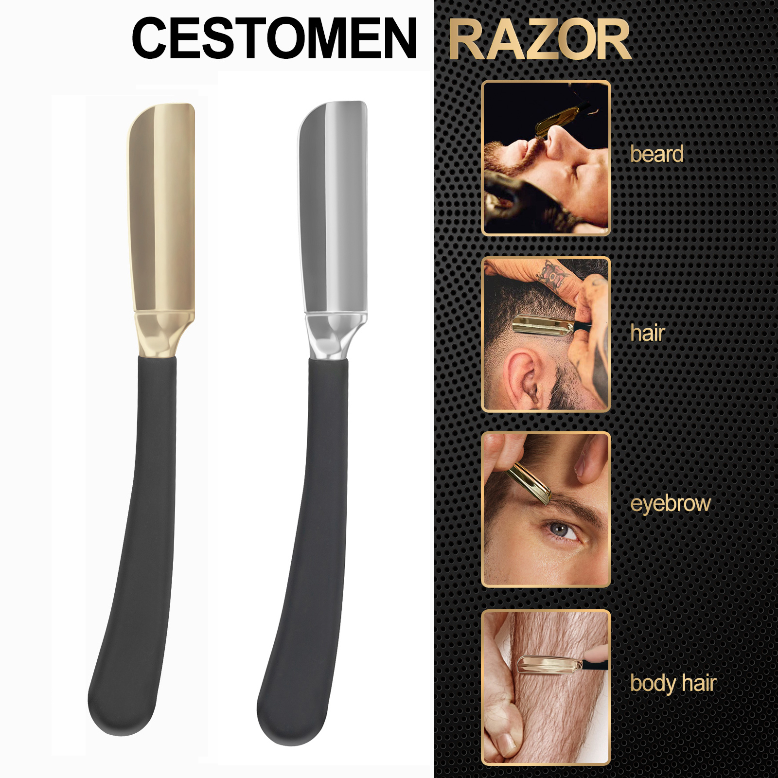 1Pc Pro Baber Beard Straight E – обзор и цена Safety Razor Handle