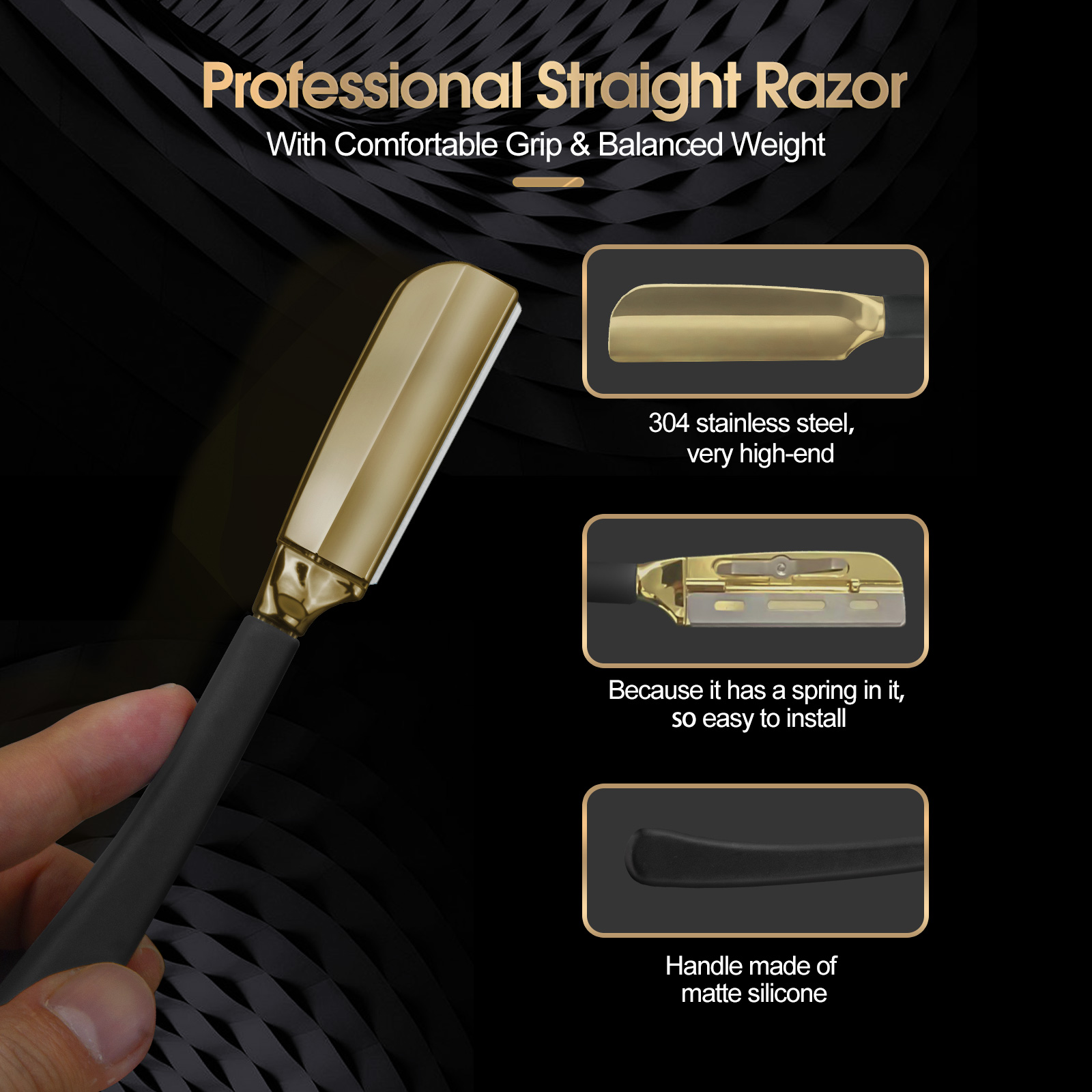 1Pc Pro Baber Beard Straight E – обзор и цена Safety Razor Handle