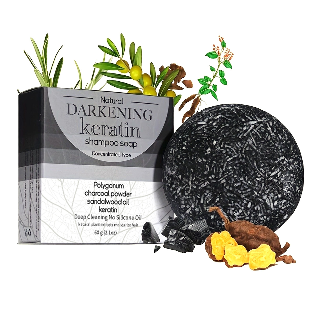 XF 60g Black Soap Solid Shampo – обзор и цена Bar Soap Shampoo Solid