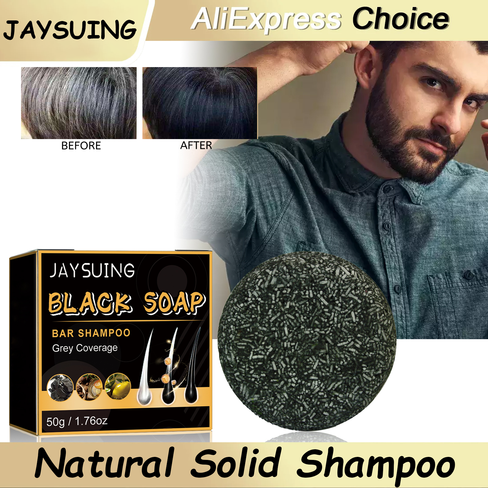 Hair Shampoo Soap Polygonum Mu – обзор и цена Bar Soap Shampoo Solid