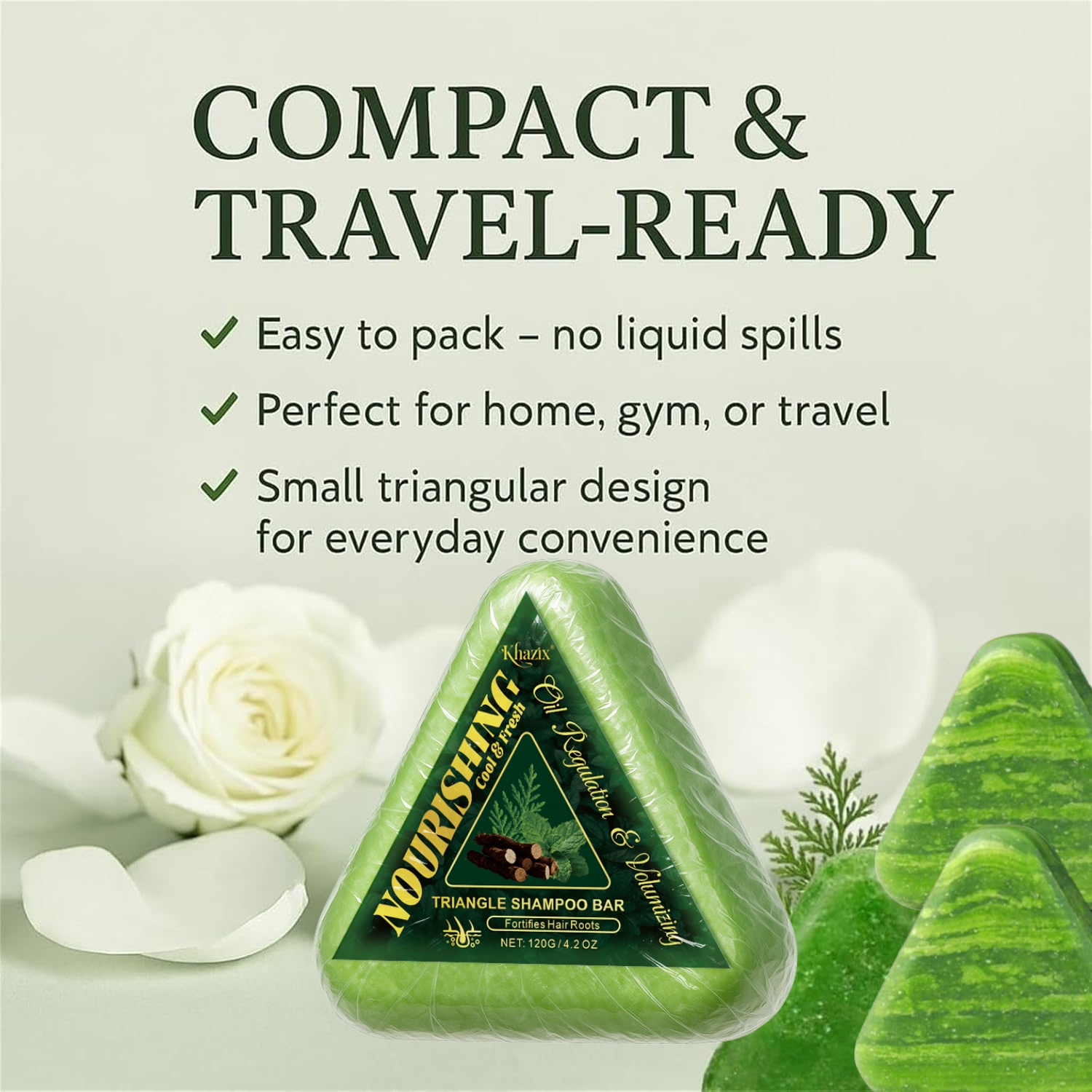 Green Triangle Soap Shampoo Ba – обзор и цена Bar Soap Shampoo Solid