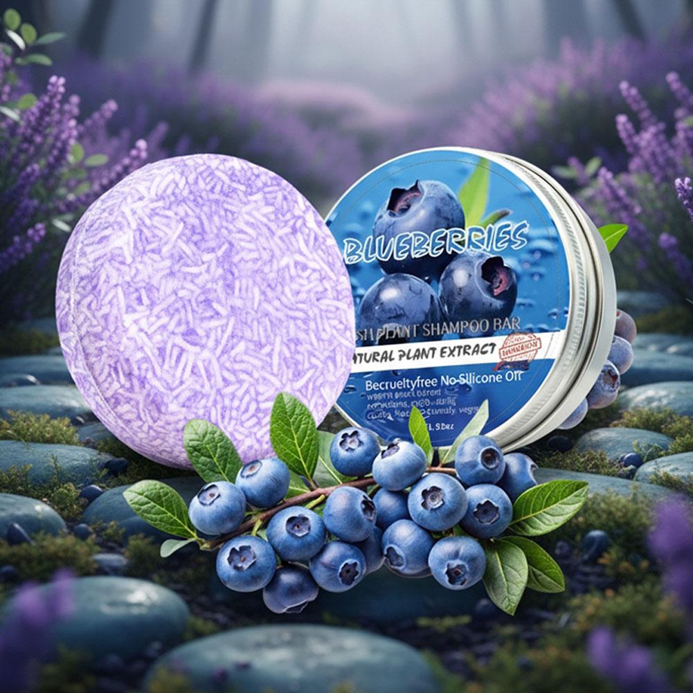 Natural Silicone-Free Blueberr – обзор и цена Bar Soap Shampoo Solid