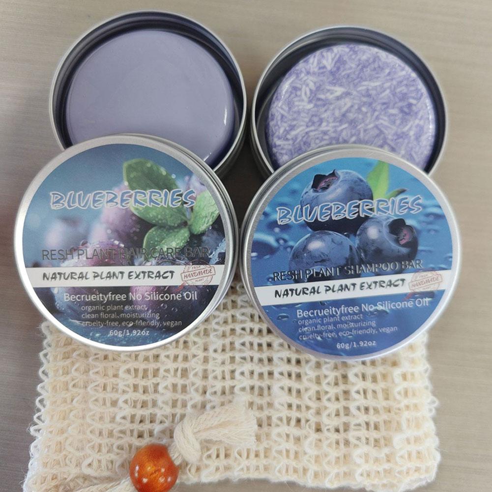 Natural Silicone-Free Blueberr – обзор и цена Bar Soap Shampoo Solid