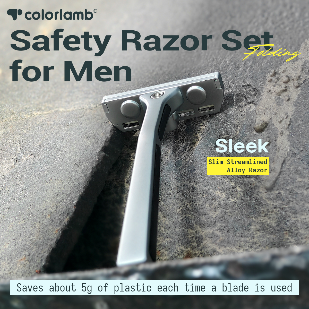 Colorlamb Metal Safety Razor M – обзор и цена Safety Razor Handle