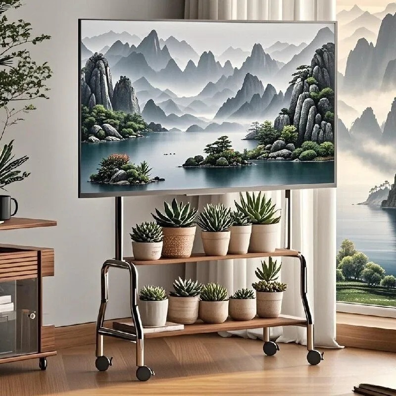 Mobile TV Stand Stainless Stee – обзор и цена Sustainable Living Painting