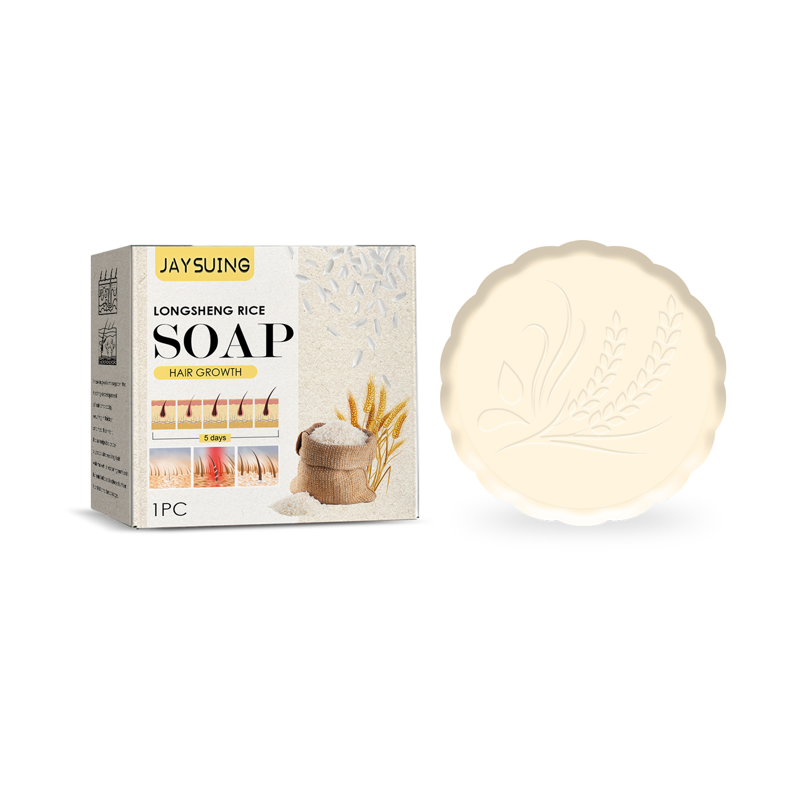 Original Handmade Rice Soap Of – обзор и цена Bar Soap Shampoo Solid