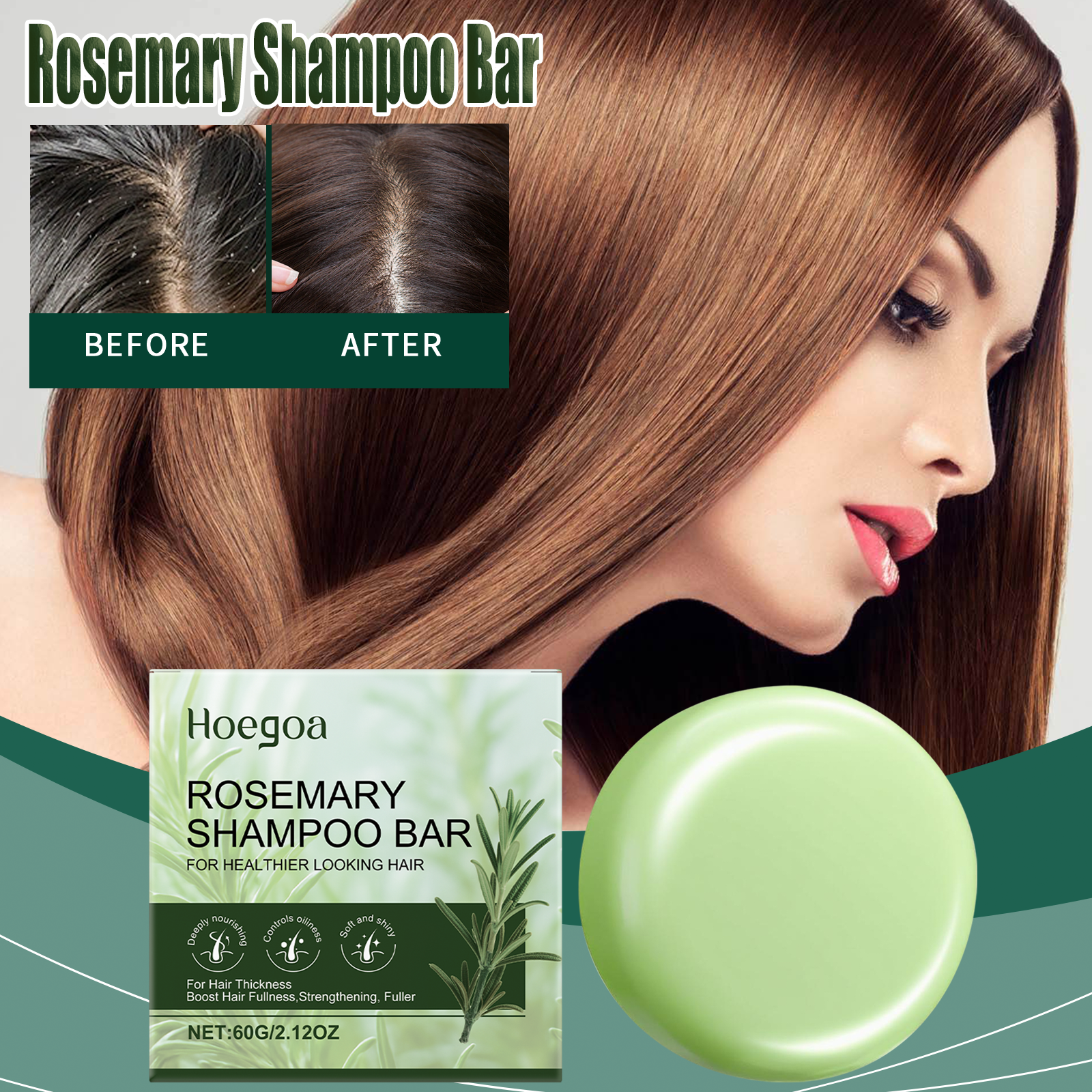 Hoegoa Rosemary Shampoo Bar Oi – обзор и цена Bar Soap Shampoo Solid